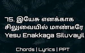 Yesu Enakkaga Siluvayil